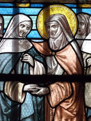 스위스의 도미니코회 수녀원을 방문한 코르비의 성녀 콜레타_photo by Stavianne_in the convent of the Dominican nuns of Estavayer in Switzerland.jpg